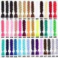 Coiffure de tressage synthétique 24 '' 100g / pack Jumbo Braidage Crochet Xpresion Traiding Hair